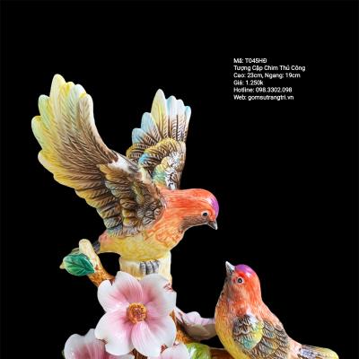 TƯỢNG CẶP CHIM THỦ CÔNG - SP TRANG TRÍ NHÀ CỬA CAO CẤP